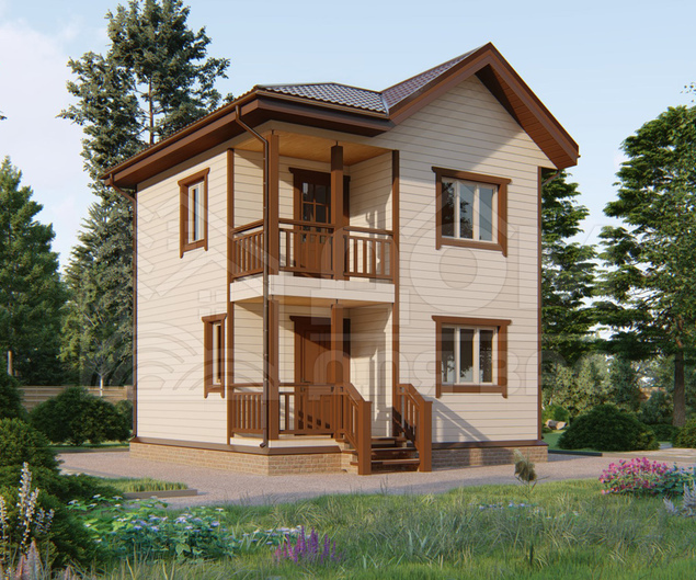 Строительство дома ЗДК206 Карролит